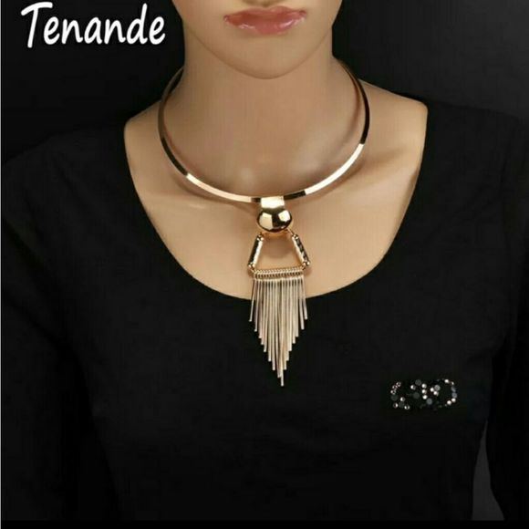 Tenande Punk Big Statement Stripe Triangle Tassel - Picture 1 of 2
